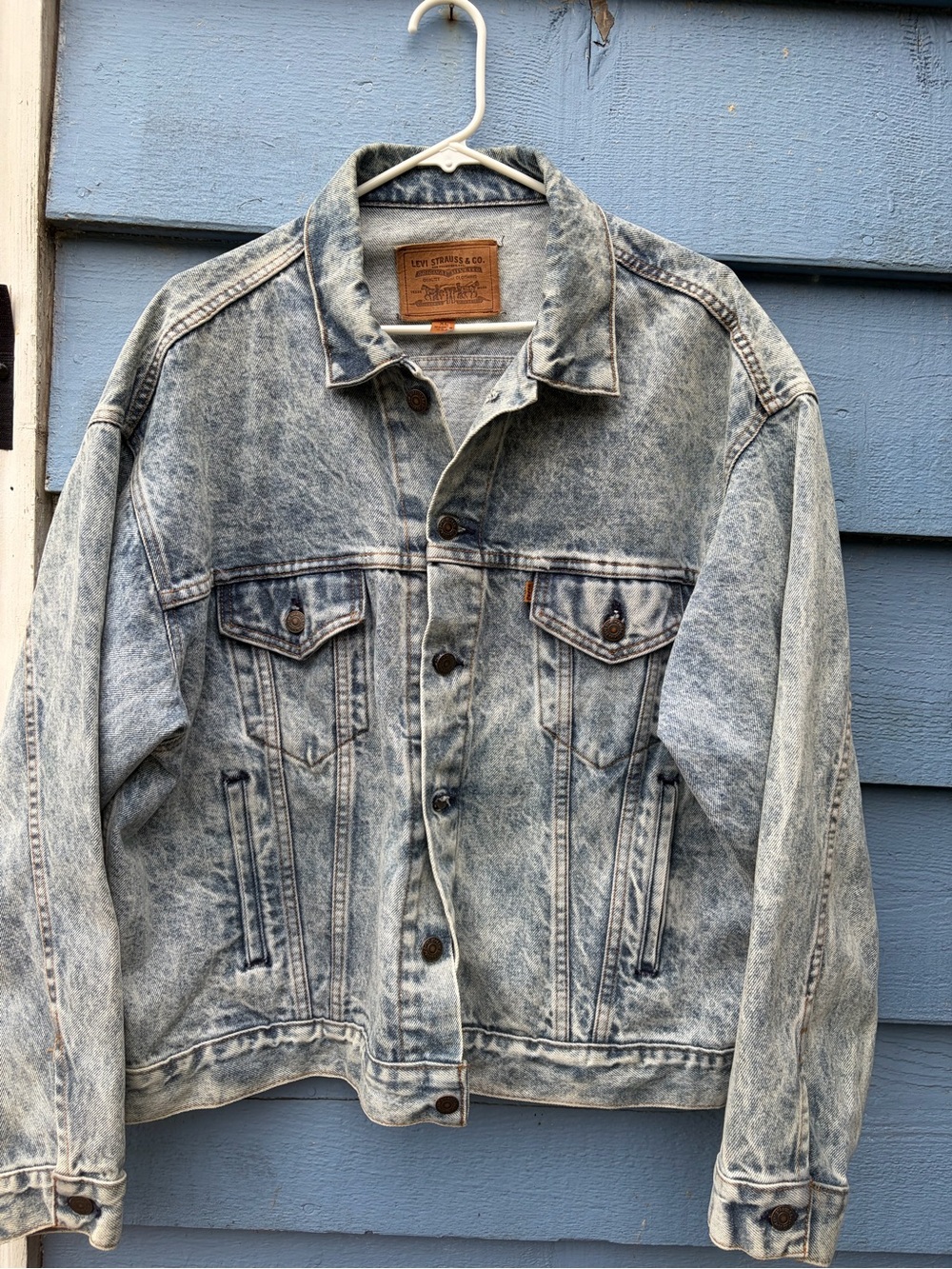 Levi's Light Acid Wash Blue Denim Jacket
